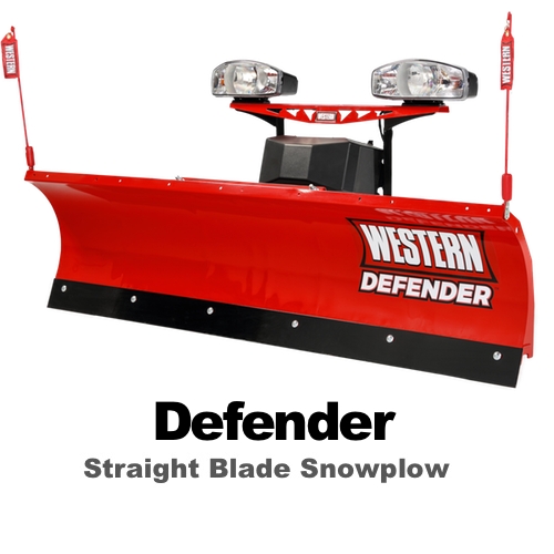 western snow plow defender series