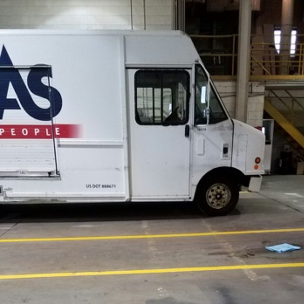 commercial truck painting rt side cintas before