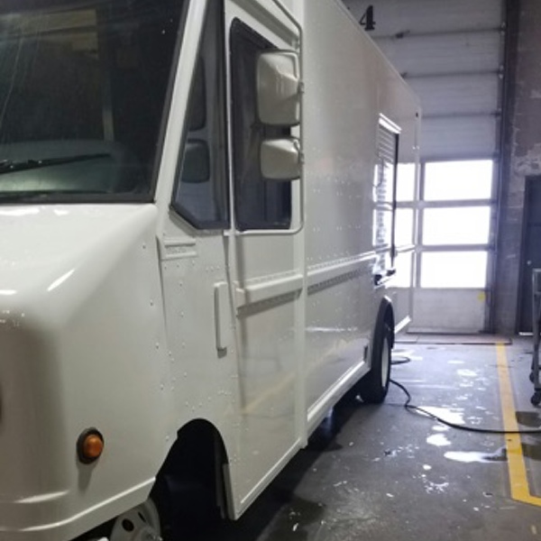 commercial truck painting lt side complete