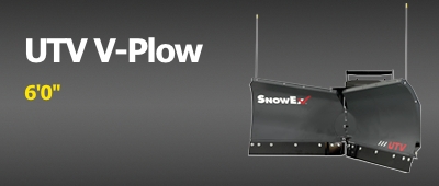 snowex utv v-plow snow plow