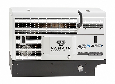 vanair mobile power unit air n arc i300