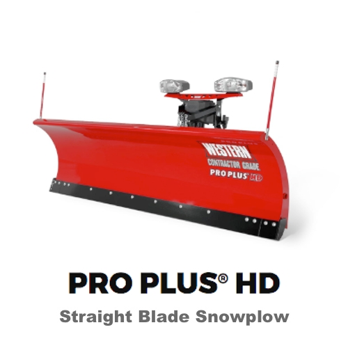 western snow plow pro plus hd series